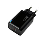 TE-PD46 GaN 100W PD 45W 完全互換プロトコル充電器，EUプラグ