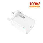 TE-PD46 GaN 100W PD 45W 完全互換プロトコル充電器，UKプラグ