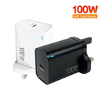 TE-PD46 GaN 100W PD 45W 完全互換プロトコル充電器，UKプラグ
