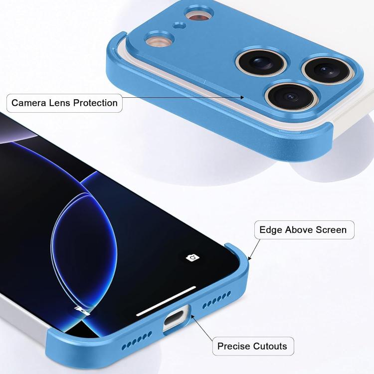 超薄型フレームレスチタン合金四隅衝撃吸収スマホケース、iPhone 17 Pro Max用、iPhone 17 Pro用、iPhone 17用、iPhone Air用