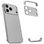 超薄型フレームレスチタン合金四隅衝撃吸収スマホケース、iPhone 17 Pro Max用、iPhone 17 Pro用、iPhone 17用、iPhone Air用