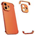 超薄型フレームレスチタン合金四隅衝撃吸収スマホケース、iPhone 17 Pro Max用、iPhone 17 Pro用、iPhone 17用、iPhone Air用
