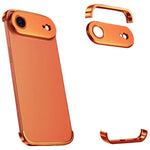 超薄型フレームレスチタン合金四隅衝撃吸収スマホケース、iPhone 17 Pro Max用、iPhone 17 Pro用、iPhone 17用、iPhone Air用