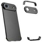 超薄型フレームレスチタン合金四隅衝撃吸収スマホケース、iPhone 17 Pro Max用、iPhone 17 Pro用、iPhone 17用、iPhone Air用