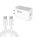 TE-PD46 GaN 100W PD 45W 完全互換充電器 Type-C to Type-Cデータケーブル付き，USプラグ