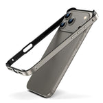 メタルハイブリッドシリコン四隅衝撃吸収冷却スマホフレームケース、iPhone 17 Pro Max用、iPhone 17 Pro用、iPhone 17用、iPhone Air用
