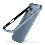メタルハイブリッドシリコン四隅衝撃吸収冷却スマホフレームケース、iPhone 17 Pro Max用、iPhone 17 Pro用、iPhone 17用、iPhone Air用
