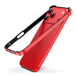 メタルハイブリッドシリコン四隅衝撃吸収冷却スマホフレームケース、iPhone 17 Pro Max用、iPhone 17 Pro用、iPhone 17用、iPhone Air用