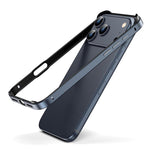 メタルハイブリッドシリコン四隅衝撃吸収冷却スマホフレームケース、iPhone 17 Pro Max用、iPhone 17 Pro用、iPhone 17用、iPhone Air用