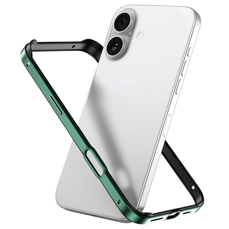 メタルハイブリッドシリコン四隅衝撃吸収冷却スマホフレームケース、iPhone 17 Pro Max用、iPhone 17 Pro用、iPhone 17用、iPhone Air用