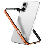 メタルハイブリッドシリコン四隅衝撃吸収冷却スマホフレームケース、iPhone 17 Pro Max用、iPhone 17 Pro用、iPhone 17用、iPhone Air用