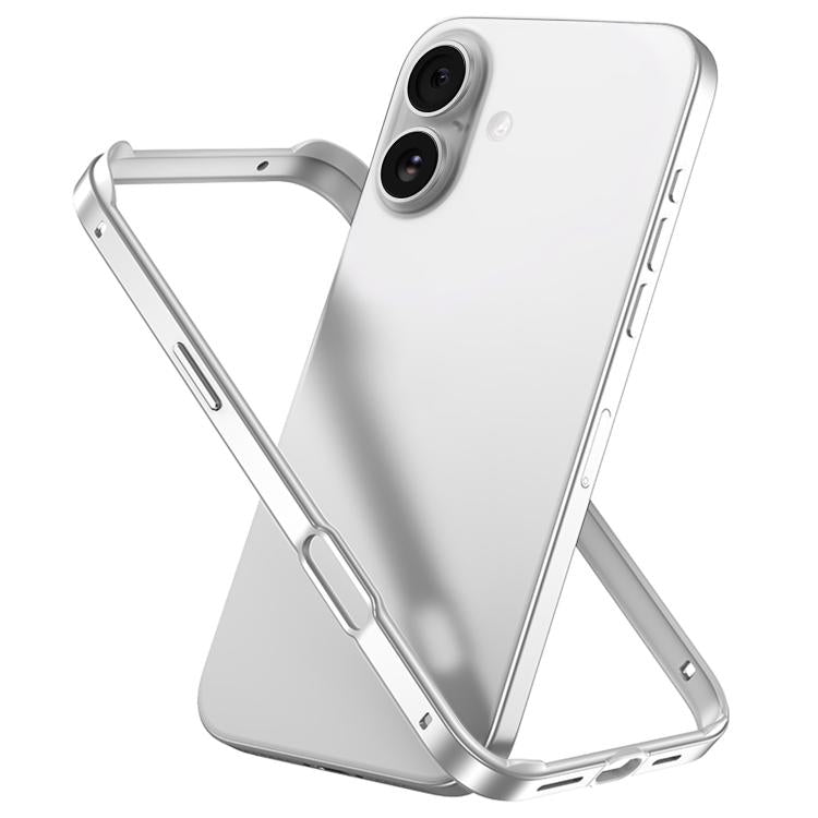 メタルハイブリッドシリコン四隅衝撃吸収冷却スマホフレームケース、iPhone 17 Pro Max用、iPhone 17 Pro用、iPhone 17用、iPhone Air用