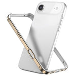 メタルハイブリッドシリコン四隅衝撃吸収冷却スマホフレームケース、iPhone 17 Pro Max用、iPhone 17 Pro用、iPhone 17用、iPhone Air用