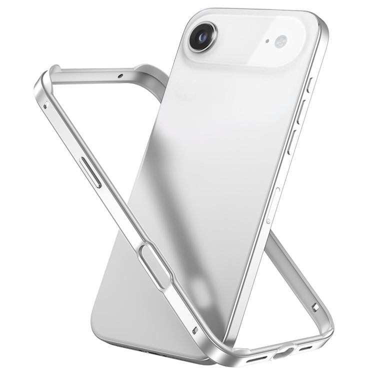 メタルハイブリッドシリコン四隅衝撃吸収冷却スマホフレームケース、iPhone 17 Pro Max用、iPhone 17 Pro用、iPhone 17用、iPhone Air用