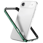 メタルハイブリッドシリコン四隅衝撃吸収冷却スマホフレームケース、iPhone 17 Pro Max用、iPhone 17 Pro用、iPhone 17用、iPhone Air用