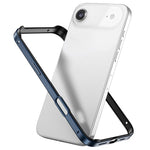 メタルハイブリッドシリコン四隅衝撃吸収冷却スマホフレームケース、iPhone 17 Pro Max用、iPhone 17 Pro用、iPhone 17用、iPhone Air用
