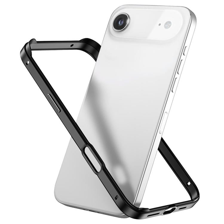 メタルハイブリッドシリコン四隅衝撃吸収冷却スマホフレームケース、iPhone 17 Pro Max用、iPhone 17 Pro用、iPhone 17用、iPhone Air用