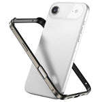 メタルハイブリッドシリコン四隅衝撃吸収冷却スマホフレームケース、iPhone 17 Pro Max用、iPhone 17 Pro用、iPhone 17用、iPhone Air用