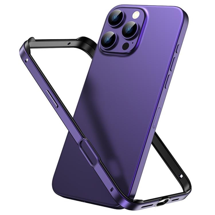 メタルハイブリッドシリコン四隅衝撃吸収冷却スマホフレームケース、iPhone 16 Pro Max用、iPhone 16 Pro用、iPhone 16 Plus用、iPhone 16用