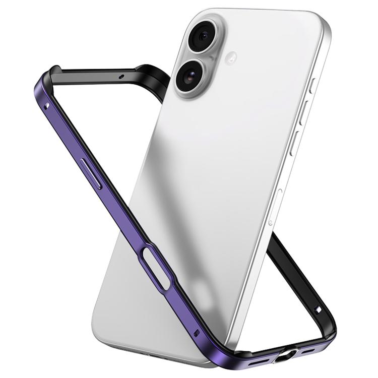 メタルハイブリッドシリコン四隅衝撃吸収冷却スマホフレームケース、iPhone 16 Pro Max用、iPhone 16 Pro用、iPhone 16 Plus用、iPhone 16用
