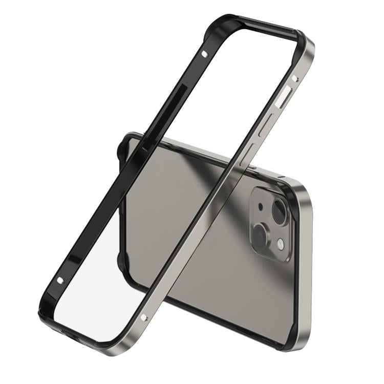 メタルハイブリッドシリコン四隅衝撃吸収冷却スマホフレームケース、iPhone 15 Pro Max用、iPhone 15 Pro用、iPhone 15 Plus用、iPhone 15用