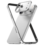 アルミ合金ハイブリッドシリコンエッジ薄型冷却フォンフレームケース メタルレンズフレーム付き、iPhone 17 Pro Max用、iPhone 17 Pro用