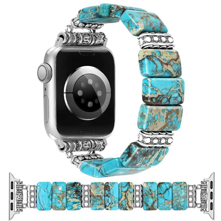 インペリアルストーン セラミックブレスレット時計バンド、Apple Watch 46mm / 49mm / 45mm / 44mm用、Apple Watch 42mm / 41mm / 40mm / 38mm用