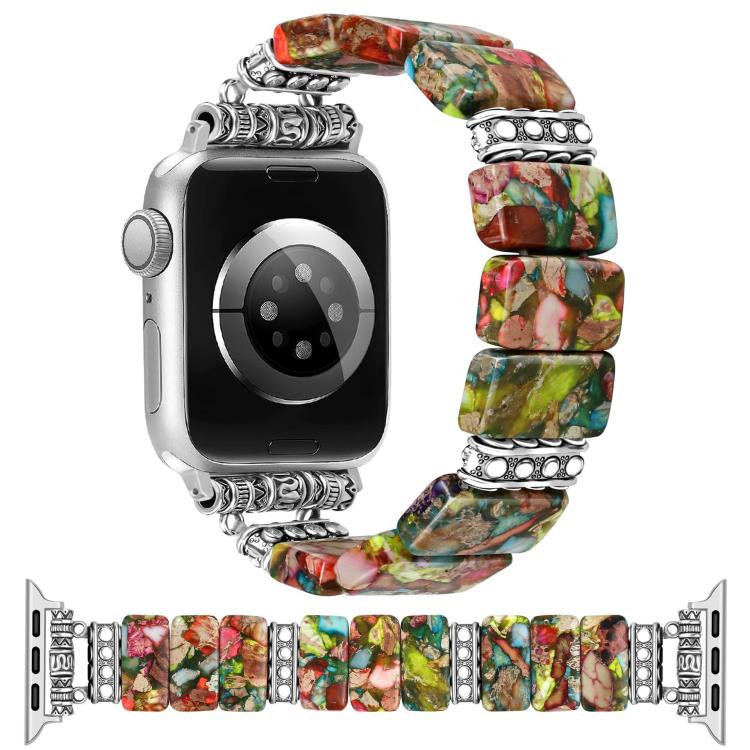 インペリアルストーン セラミックブレスレット時計バンド、Apple Watch 46mm / 49mm / 45mm / 44mm用、Apple Watch 42mm / 41mm / 40mm / 38mm用