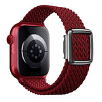 モダンスタイル マグネティックバックル 編みナイロンウォッチバンド、Apple Watch 46mm / 49mm / 45mm / 44mm用、Apple Watch 42mm / 41mm / 40mm / 38mm用