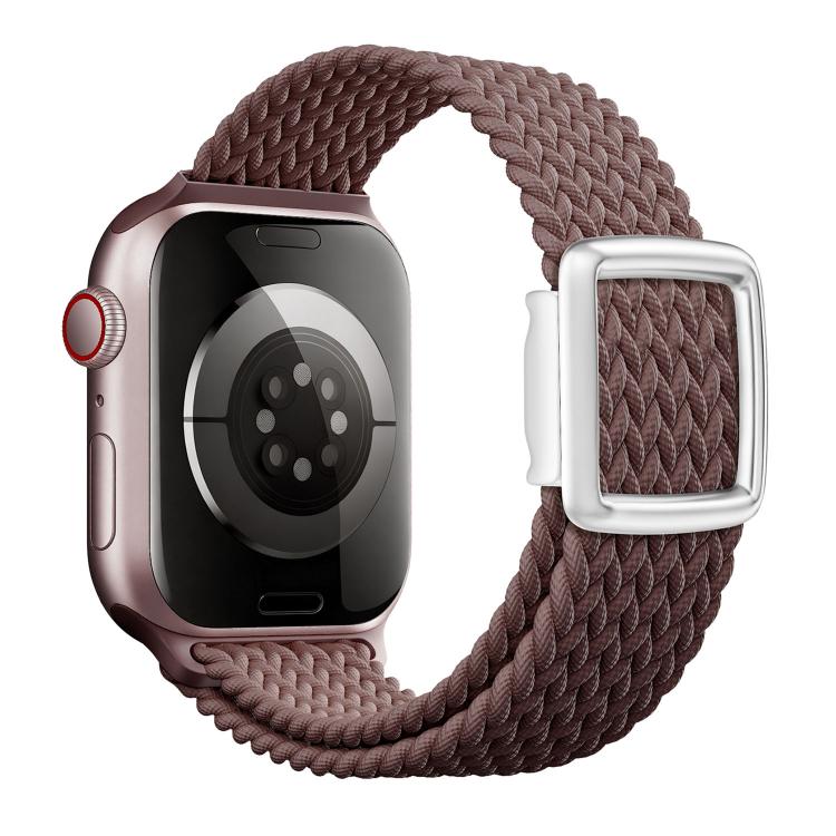 モダンスタイル マグネティックバックル 編みナイロンウォッチバンド、Apple Watch 46mm / 49mm / 45mm / 44mm用、Apple Watch 42mm / 41mm / 40mm / 38mm用