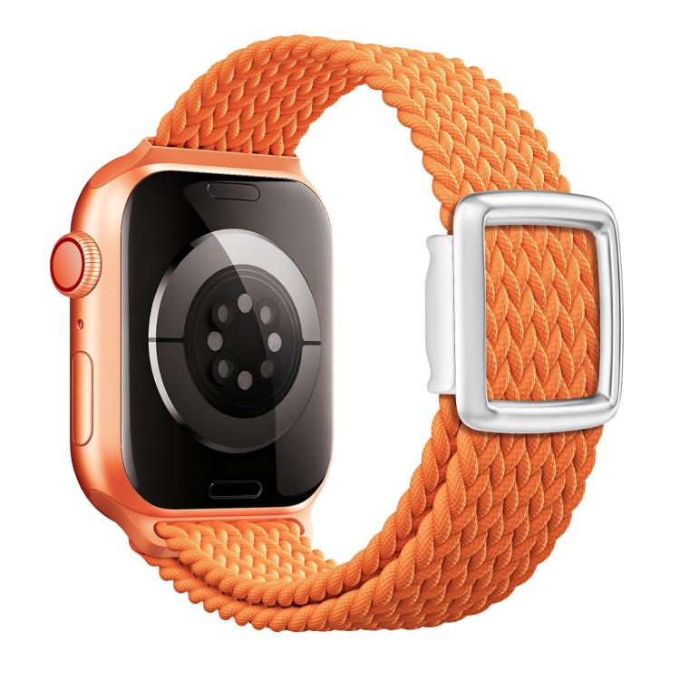 モダンスタイル マグネティックバックル 編みナイロンウォッチバンド、Apple Watch 46mm / 49mm / 45mm / 44mm用、Apple Watch 42mm / 41mm / 40mm / 38mm用
