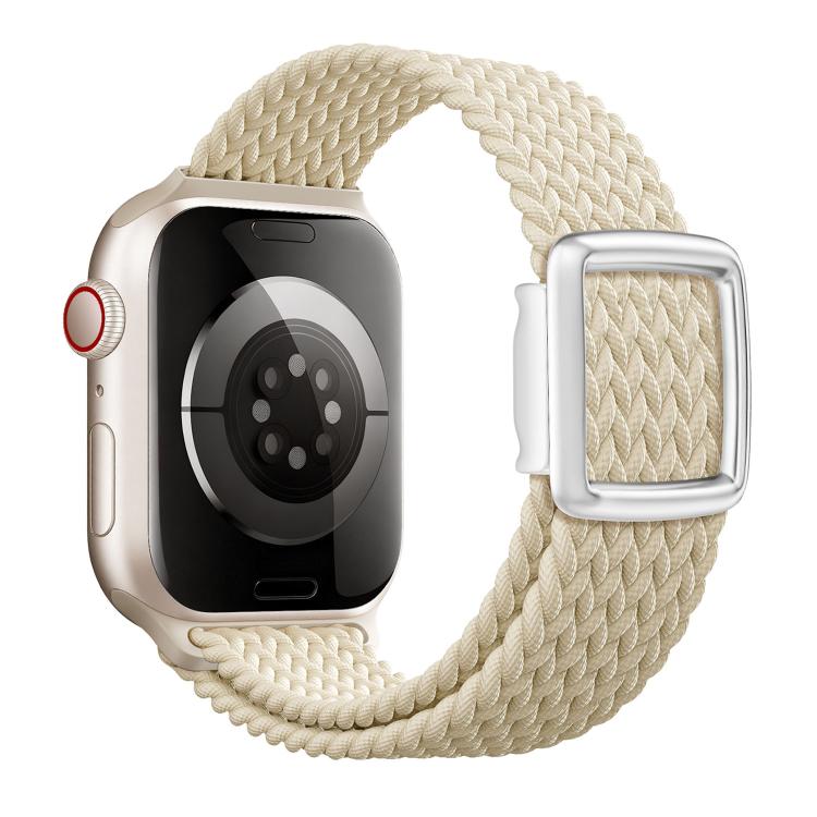 モダンスタイル マグネティックバックル 編みナイロンウォッチバンド、Apple Watch 46mm / 49mm / 45mm / 44mm用、Apple Watch 42mm / 41mm / 40mm / 38mm用