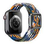 モダンスタイル マグネティックバックル 編みナイロンウォッチバンド、Apple Watch 46mm / 49mm / 45mm / 44mm用、Apple Watch 42mm / 41mm / 40mm / 38mm用