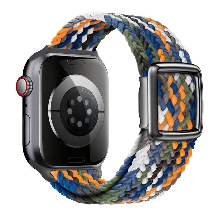 モダンスタイル マグネティックバックル 編みナイロンウォッチバンド、Apple Watch 46mm / 49mm / 45mm / 44mm用、Apple Watch 42mm / 41mm / 40mm / 38mm用