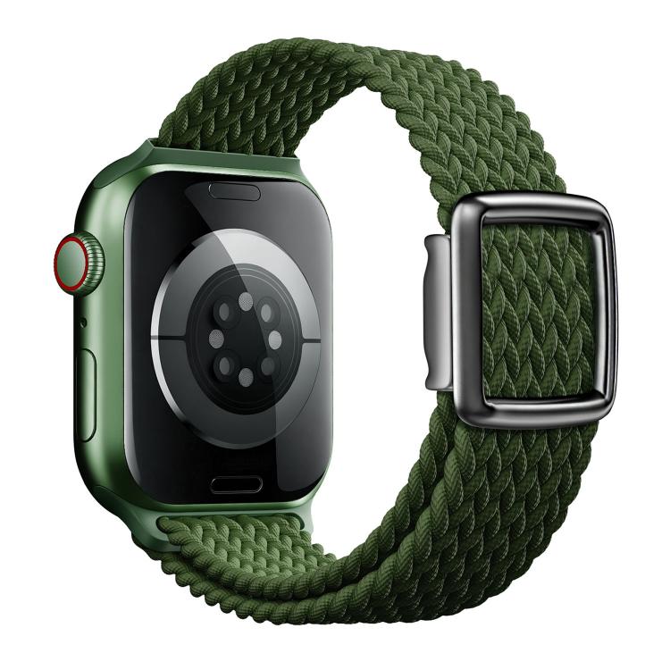 モダンスタイル マグネティックバックル 編みナイロンウォッチバンド、Apple Watch 46mm / 49mm / 45mm / 44mm用、Apple Watch 42mm / 41mm / 40mm / 38mm用