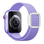 モダンスタイル マグネティックバックル 編みナイロンウォッチバンド、Apple Watch 46mm / 49mm / 45mm / 44mm用、Apple Watch 42mm / 41mm / 40mm / 38mm用