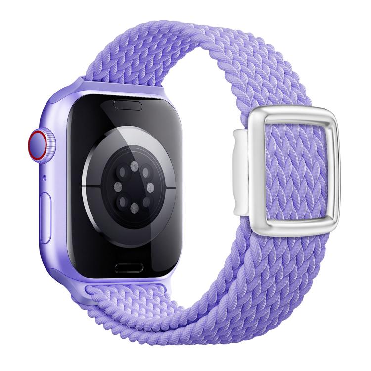 モダンスタイル マグネティックバックル 編みナイロンウォッチバンド、Apple Watch 46mm / 49mm / 45mm / 44mm用、Apple Watch 42mm / 41mm / 40mm / 38mm用