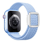 モダンスタイル マグネティックバックル 編みナイロンウォッチバンド、Apple Watch 46mm / 49mm / 45mm / 44mm用、Apple Watch 42mm / 41mm / 40mm / 38mm用