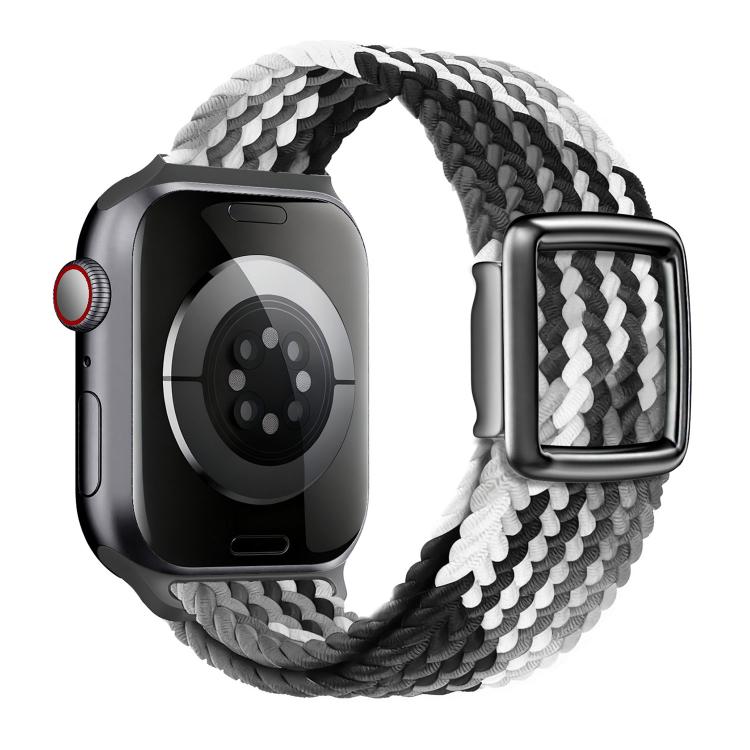 モダンスタイル マグネティックバックル 編みナイロンウォッチバンド、Apple Watch 46mm / 49mm / 45mm / 44mm用、Apple Watch 42mm / 41mm / 40mm / 38mm用
