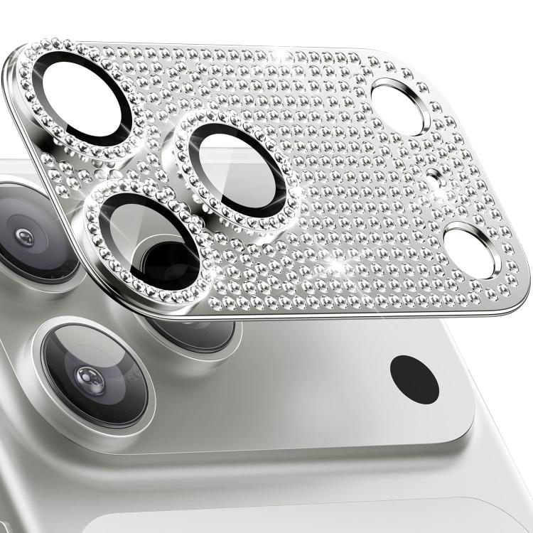 Kalebol All-in-One Frosted Metal Armor Diamond-Shine Camera Lens Film, For iPhone 17 Pro Max, For iPhone 17 Pro