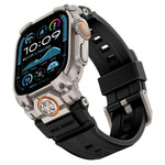 メタルカスタマイズアーマー シリコンウォッチバンド、Apple Watch Ultra 3 / 2 / 1 49mm用