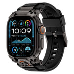 メタルカスタマイズアーマー シリコンウォッチバンド、Apple Watch Ultra 3 / 2 / 1 49mm用