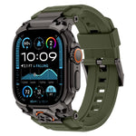 メタルカスタマイズアーマー シリコンウォッチバンド、Apple Watch Ultra 3 / 2 / 1 49mm用