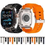 メタルカスタマイズアーマー シリコンウォッチバンド、Apple Watch Ultra 3 / 2 / 1 49mm用