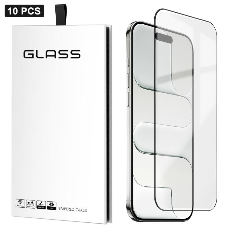 10枚セット 0.18mm 超薄型 超音波 HD スクリーン印刷 高アルミ厚ジェル 強化ガラスフィルム、iPhone 17e / 16e 用、iPhone 17 Pro Max 用、iPhone 17 Pro 用、iPhone 17 用、iPhone Air 用、iPhone 16 Pro Max 用、iPhone 16 Pro 用、iPhone 16 Plus 用