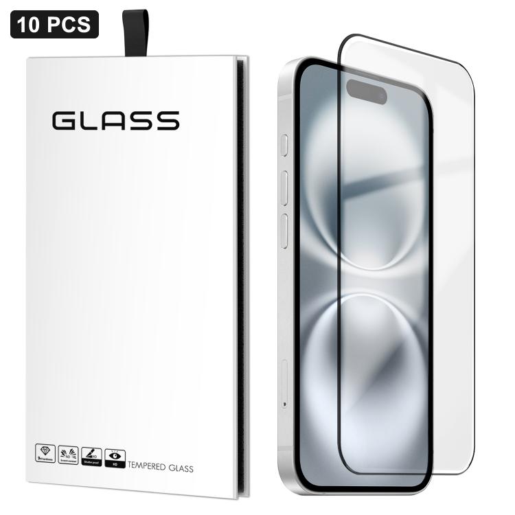 10枚セット 0.18mm 超薄型 超音波 HD スクリーン印刷 高アルミ厚ジェル 強化ガラスフィルム、iPhone 17e / 16e 用、iPhone 17 Pro Max 用、iPhone 17 Pro 用、iPhone 17 用、iPhone Air 用、iPhone 16 Pro Max 用、iPhone 16 Pro 用、iPhone 16 Plus 用