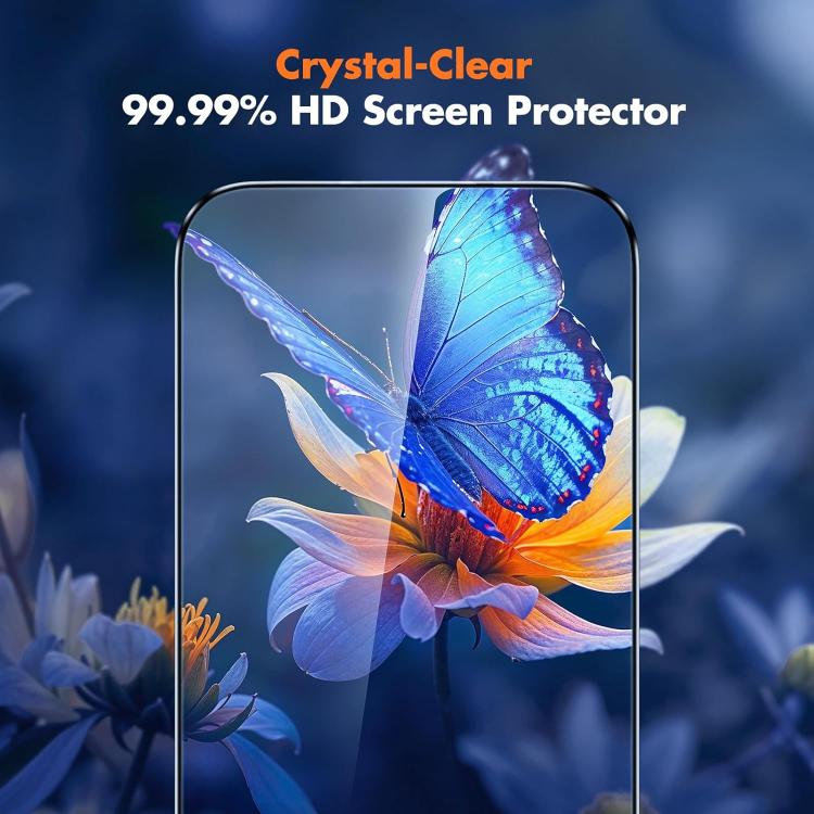 10枚セット 0.18mm 超薄型 超音波 HD スクリーン印刷 高アルミ厚ジェル 強化ガラスフィルム、iPhone 17e / 16e 用、iPhone 17 Pro Max 用、iPhone 17 Pro 用、iPhone 17 用、iPhone Air 用、iPhone 16 Pro Max 用、iPhone 16 Pro 用、iPhone 16 Plus 用