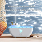超音波加湿器 クリエイティブリトルボートアロマディフューザー、リトルボート