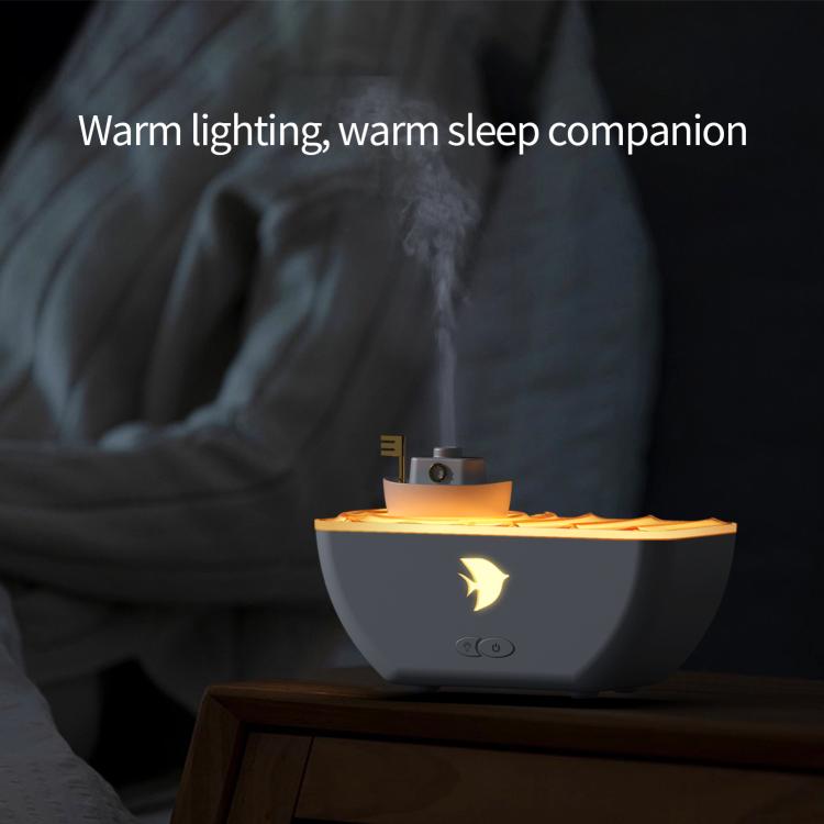 超音波加湿器 クリエイティブリトルボートアロマディフューザー、リトルボート