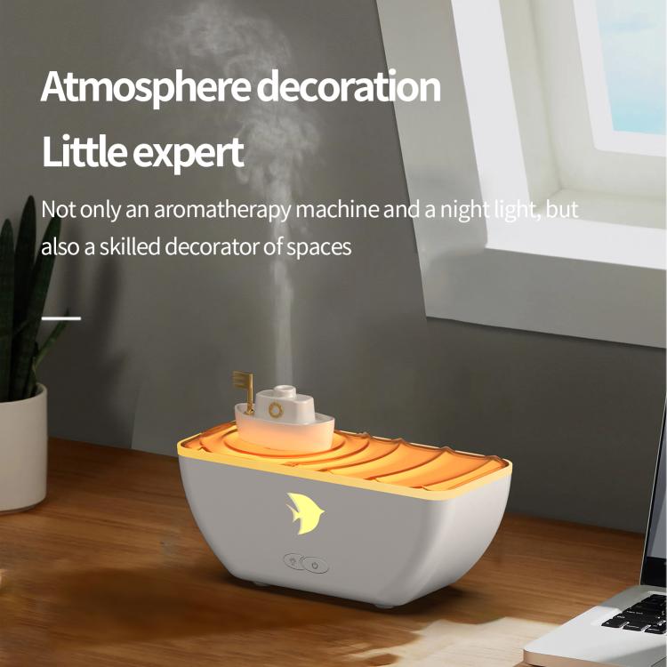 超音波加湿器 クリエイティブリトルボートアロマディフューザー、リトルボート